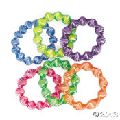 Neon Twist Coil Bracelets<br>1 dozen